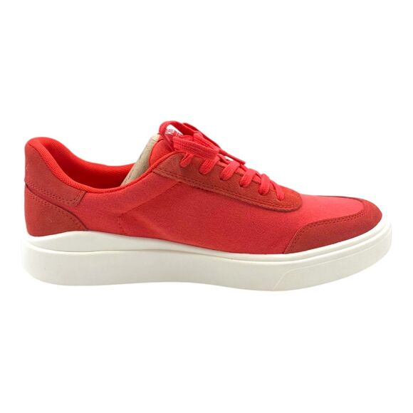 NIB Kizik Women's Prague 2 Sneakers Poppy Red White Trim Lace Up Size 8.5 - Picture 9 of 11